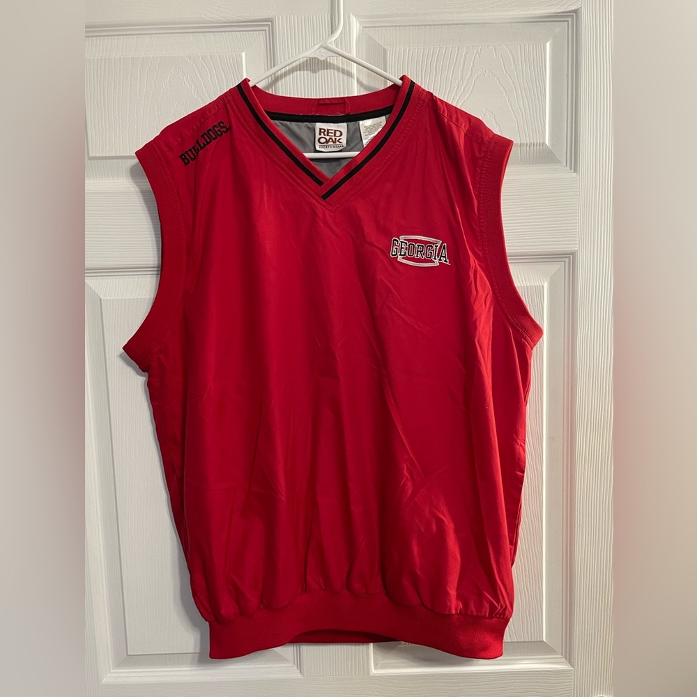 Georgia BullDogs Windbreaker Sleeveless Vest